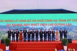 Khởi công hạ tầng kỹ thuật Nhà máy điện LNG Quỳnh Lập