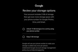 Google thử nghiệm giảm dung lượng Gmail miễn phí xuống 5GB