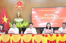 Chủ tịch HĐND tỉnh Lâm Đồng Lưu Văn Trung tiếp xúc cử tri xã Tuy Đức