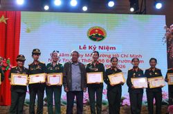 Hội Truyền thống Trường Sơn gặp mặt kỷ niệm 67 năm Ngày mở đường Hồ Chí Minh