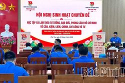 Sinh hoạt chuyên đề 'Học tập và làm theo tư tưởng, đạo đức, phong cách Hồ Chí Minh về cần, kiệm, liêm, chính, chí công vô tư'