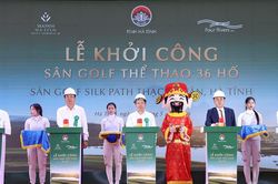 Hà Tĩnh khởi công dự án sân golf gần 1.800 tỷ đồng