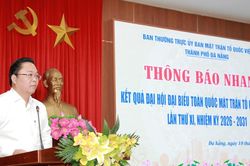 Đà Nẵng thông tin nhanh kết quả Đại hội đại biểu toàn quốc MTTQ Việt Nam lần thứ XI