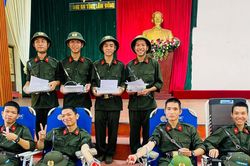 Gần 2.000 c&aacute;n bộ, chiến sĩ CSCĐ T&acirc;y Nguy&ecirc;n tham gia hiến m&aacute;u t&igrave;nh nguyện