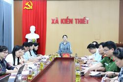 Đoàn kiểm tra, giám sát của Ban Thường vụ Tỉnh ủy làm việc tại các địa phương
