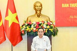 Bí thư Đảng ủy Quốc hội Trần Thanh Mẫn chủ trì Hội nghị Ban Thường vụ Đảng ủy Quốc hội