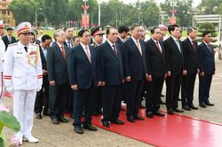 Lãnh đạo Đảng, Nhà nước vào Lăng viếng Chủ tịch Hồ Chí Minh