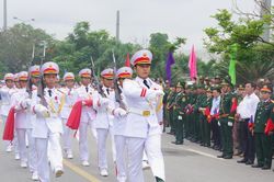 Chu đáo lễ đón nhận 28 hài cốt liệt sĩ quân tình nguyện Việt Nam hy sinh tại Lào