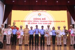 7 sĩ quan công an được biệt phái đến Thanh tra Chính phủ