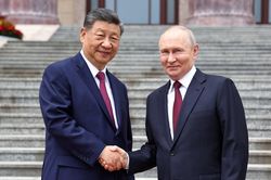 Toàn cảnh lễ đón chính thức Tổng thống Nga Vladimir Putin tại Bắc Kinh