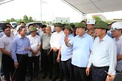 Phó Thủ tướng Thường trực Chính phủ Phạm Gia Túc kiểm tra công tác triển khai dự án Cảng hàng không quốc tế Gia Bình