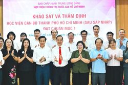 Học viện Cán bộ TPHCM đạt chuẩn mức 1 sau sáp nhập