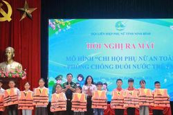 Hiệu quả mô hình tổ, hội phụ nữ tham gia phòng chống đuối nước trẻ em