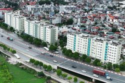 Cận cảnh khu t&aacute;i định cư ở H&agrave; Nội dự kiến phục vụ di dời x&acirc;y cầu Tứ Li&ecirc;n, Trần Hưng Đạo