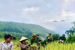 Thắp &aacute;nh s&aacute;ng, giảm ngh&egrave;o th&ocirc;ng tin nơi bi&ecirc;n cương xứ Thanh