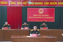 VKSQS Quân khu 2 tổ chức phiên tòa giả định xét xử vụ án hình sư