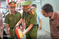 Siết chặt an toàn phòng cháy, chữa cháy tại chợ truyền thống