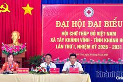 Đại hội đại biểu Hội Chữ thập đỏ x&atilde; T&acirc;y Kh&aacute;nh Vĩnh lần thứ I