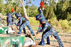 Lữ đoàn 957 kiểm tra kết thúc '3 tiếng nổ' cho chiến sĩ mới