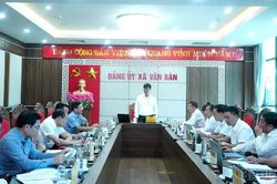 Đoàn giám sát số 08 của Tỉnh ủy Lào Cai làm việc tại xã Khánh Yên