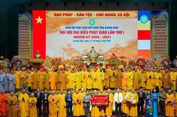 Quảng Ngãi: Thượng tọa Thích Nhuận Bảo tiếp tục đảm nhiệm Trưởng ban Trị sự GHPGVN tỉnh, nhiệm kỳ 2026-2031