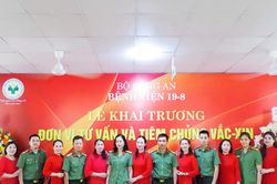 Bệnh viện 19-8: Khai trương đơn vị tư vấn v&agrave; ti&ecirc;m chủng vaccine