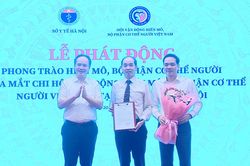 Ra mắt Chi hội vận động hiến mô tạng Việt Nam tại Hà Nội