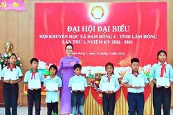 Đại hội đại biểu Hội Khuyến học x&atilde; Đam R&ocirc;ng 4 (L&acirc;m Đồng) lần thứ I, nhiệm kỳ 2026-2031