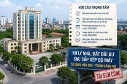 Hoàn thành xử lý tài sản công trước ngày 30/5