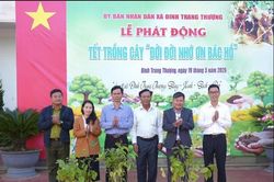 Lâm Đồng: UBND xã Đinh Trang Thượng phát động lễ trồng cây nhân kỷ niệm ngày sinh Chủ tịch Hồ Chí Minh