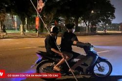 Ngăn chặn nhóm thiếu niên mang theo hung khí, điều khiển xe lạng lách, đánh võng