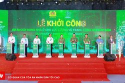 Khởi công dự án nhà ở xã hội cho lực lượng Công an