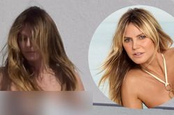 Siêu mẫu Heidi Klum gây tranh cãi khi bán nude tắm nắng ở ban công