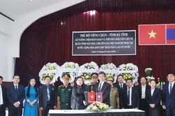 Tưởng niệm, bàn giao và tiễn đưa hài cốt Liệt sỹ hy sinh tại Lào về nước
