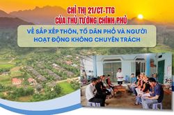 Chỉ thị 21/CT-TTg của Thủ tướng Chính phủ về sắp xếp thôn, tổ dân phố và người hoạt động không chuyên trách