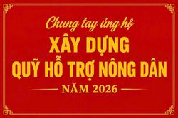 Chung tay ủng hộ xây dựng Quỹ Hỗ trợ nông dân năm 2026