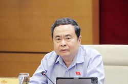 Chủ tịch Quốc hội Trần Thanh Mẫn làm việc với Thường trực Hội đồng Dân tộc