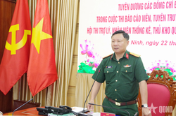 Bộ CHQS tỉnh Quảng Ninh: Gặp mặt, tuyên dương cán bộ đạt thành tích cao tại các hội thi năm 2026