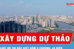 TPHCM xây dựng dự thảo Luật Đô thị đặc biệt gồm 9 chương, 45 điều