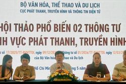 Cục Phát thanh Truyền hình và Thông tin điện tử phổ biến 2 thông tư lĩnh vực phát thanh, truyền hình