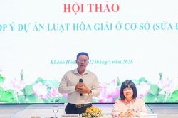 Tiếp tục ho&agrave;n thiện khu&ocirc;n khổ ph&aacute;p l&yacute; để đổi mới c&ocirc;ng t&aacute;c h&ograve;a giải ở cơ sở