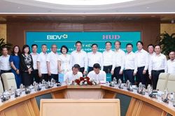 BIDV và HUD tăng cường hợp tác hướng tới phát triển bền vững
