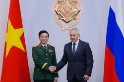 Đại tướng Phan Văn Giang gặp Thư ký Hội đồng An ninh Liên bang Nga