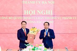 Ông Trần Đình Cảnh giữ chức Chủ nhiệm Ủy ban Kiểm tra Thành ủy Hà Nội