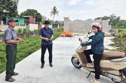 Đã tháo dỡ một phần công trình xây dựng trái phép tại xã Hoàng Vân