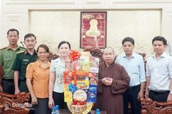 Các địa phương tổ chức thăm, chúc mừng các tổ chức, chức sắc nhân dịp Đại lễ Phật đản 2026