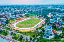 Sân vận động Gang Thép Thái Nguyên đã sáng đèn