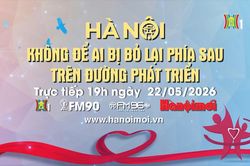 Đón xem Chương trình Thời sự: 'Hà Nội không để ai bị bỏ lại phía sau trên đường phát triển'