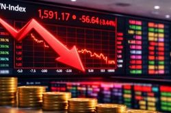 VN-Index giảm sâu gần 20 điểm, 373 mã giảm giá