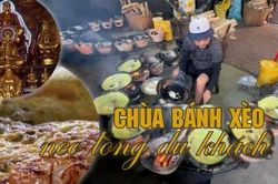 Chùa Bánh Xèo neo lòng du khách